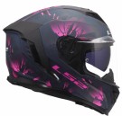 LS2 MC-Hjelm FF818 Storm III Burst Svart Rosa thumbnail