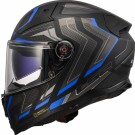 LS2 MC-Hjelm FF811 Vector 2 Alizer Svart/Blå thumbnail