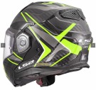 LS2  åpningshjelm Advant X Carbon Future Svart/Gul thumbnail