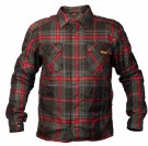 Axe Flanell Skjorte Grå/Rød thumbnail