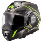 LS2  åpningshjelm Advant X Carbon Future Svart/Gul thumbnail
