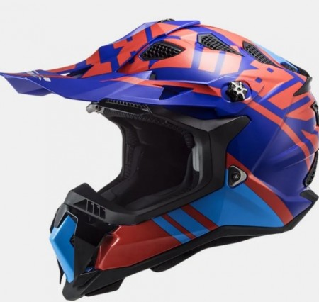 LS2 SUBVERTER GAMMAX RØD/BLÅ