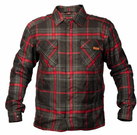 Axe Flanell Skjorte Grå/Rød